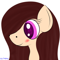 Size: 2500x2500 | Tagged: safe, artist:asknoxthepony, oc, oc only, oc:night rose, bust, portrait, request, solo