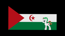 Size: 1920x1080 | Tagged: safe, derpibooru import, pony creator, nation ponies, sadr, sahrawi arab democratic republic