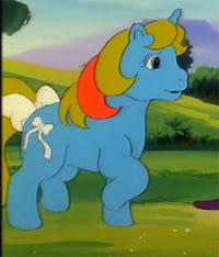 Size: 200x234 | Tagged: safe, screencap, ribbon (g1), g1, my little pony 'n friends, solo