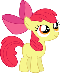 Size: 5000x6127 | Tagged: safe, artist:lman225, apple bloom, absurd resolution, simple background, solo, transparent background, vector