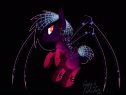 Size: 2048x1536 | Tagged: safe, artist:emr0304, oc, oc only, oc:madame silk, monster pony, original species, spiderpony, solo