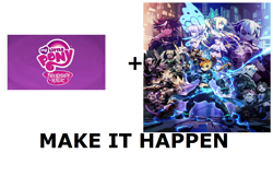 Size: 1337x920 | Tagged: safe, azure striker gunvolt, exploitable meme, gunvolt, lumen, make it happen, meme