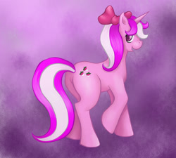 Size: 1709x1536 | Tagged: safe, artist:pingwinowa, oc, oc only, oc:berries'n'cream, pony, unicorn, solo