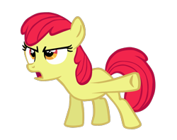 Size: 1240x981 | Tagged: dead source, safe, artist:comfydove, apple bloom, cropped, missing accessory, simple background, solo, transparent background, vector