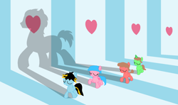 Size: 1328x788 | Tagged: safe, flight to the finish, hearts as strong as horses, hearts strong as horses, konami, luigi, marching, mario, nintendo, ponified, super mario bros., yusei fudo