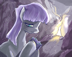 Size: 1280x1024 | Tagged: safe, artist:rykey2345, maud pie, earth pony, pony, clothes, female, gray coat, mare, purple mane, solo