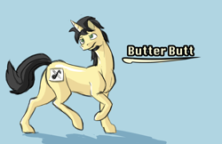 Size: 2550x1650 | Tagged: safe, artist:nayolfa, oc, oc only, oc:butter butt, butter pony