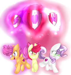 Size: 1024x1075 | Tagged: safe, artist:catavenger, apple bloom, scootaloo, sweetie belle, crusaders of the lost mark, cutie mark, cutie mark crusaders, the cmc's cutie marks