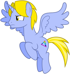 Size: 5000x5266 | Tagged: safe, artist:dashiemlpfim, artist:missgoldendragon, oc, oc only, oc:delta brony, alicorn, pony, .svg available, absurd resolution, alicorn oc, commission, floating, ponyscape, simple background, solo, transparent background, vector