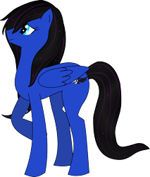 Size: 1000x1175 | Tagged: safe, oc, oc only, oc:midnight gale, pegasus, pony, female, mare, solo