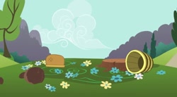 Size: 960x529 | Tagged: safe, screencap, swarm of the century, basket, flower, no pony