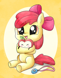 Size: 682x861 | Tagged: safe, artist:tamabelle, apple bloom, adorabloom, cute, solo, tamagotchi