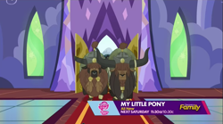 Size: 1277x711 | Tagged: safe, screencap, yak, party pooped, cloven hooves, male, preview, trailer, twilight's castle