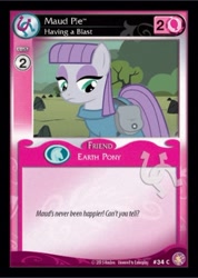 Size: 640x897 | Tagged: safe, maud pie, absolute discord, card, ccg, enterplay