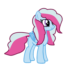 Size: 904x920 | Tagged: safe, artist:rosyharp1213, oc, oc only, oc:party favor, magical lesbian spawn, offspring, parent:pinkie pie, parent:trixie, parents:trixiepie, solo