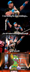 Size: 630x1500 | Tagged: safe, artist:jay fosgitt, edit, idw, screencap, cheerilee, spoiler:comic29, comic sans, crossover, john cena, mystery mare, screencap comic, united states championship, wwe