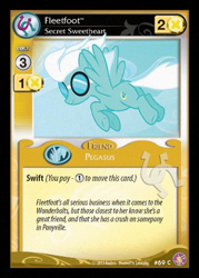 Size: 344x480 | Tagged: safe, fleetfoot, absolute discord, card, ccg, enterplay, trading card