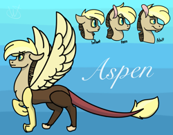 Size: 1541x1200 | Tagged: safe, artist:whitesoleil, oc, oc only, hybrid, age progression, gradient background, interspecies offspring, offspring, parent:discord, parent:fluttershy, parents:discoshy, profile