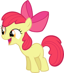 Size: 2475x2844 | Tagged: safe, apple bloom, earth pony, pony, castle creator, female, filly, foal, official, simple background, solo, transparent background, vector