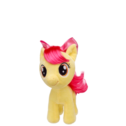 Size: 400x400 | Tagged: safe, apple bloom, build-a-bear, build-a-bear workshop, irl, official, photo, plushie, simple background, solo, toy, transparent background