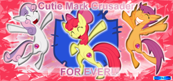 Size: 2324x1094 | Tagged: safe, artist:boomerxbubbles, apple bloom, scootaloo, sweetie belle, crusaders of the lost mark, cutie mark, cutie mark crusaders, the cmc's cutie marks