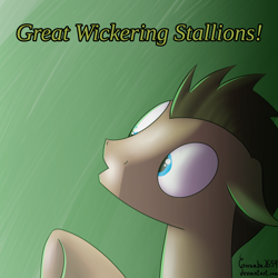 Size: 2000x2000 | Tagged: safe, artist:melodicstream, doctor whooves, pony, slice of life (episode), great whickering stallions, great wickering stallions, male, solo, stallion