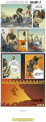 Size: 1350x3500 | Tagged: safe, artist:php104, oc, oc only, comic, fallout 3, fire, spanish, translation, translator:the-luna-fan