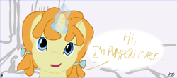 Size: 2000x889 | Tagged: safe, artist:sersys, pumpkin cake, comic:pumpkincest, magic, older, speech bubble