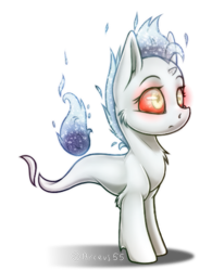 Size: 401x514 | Tagged: safe, artist:arceus55, oc, oc only, ghost, pony, unicorn, solo