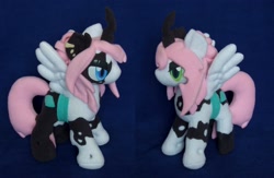 Size: 2720x1776 | Tagged: safe, artist:adamar44, oc, oc only, changeling, hybrid, earring, irl, photo, piercing, plushie