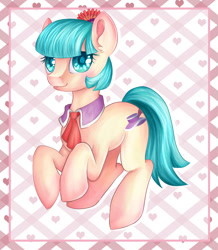 Size: 1048x1200 | Tagged: safe, artist:rosha-krieger, derpibooru import, coco pommel, smiling, solo