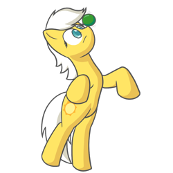 Size: 1000x1000 | Tagged: safe, artist:tastypony, sunny daze, pony, balancing, ball, bipedal, ponies balancing stuff on their nose