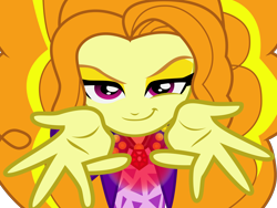 Size: 3000x2250 | Tagged: safe, artist:alicornoverlord, adagio dazzle, equestria girls, rainbow rocks, .svg available, looking at you, reaching out, smiling, solo, vector