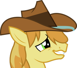 Size: 6756x6000 | Tagged: safe, artist:dasprid, braeburn, appleoosa's most wanted, .svg available, absurd resolution, faic, simple background, solo, transparent background, vector