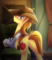 Size: 857x1000 | Tagged: safe, artist:lumelya, braeburn, appleoosa's most wanted, plot, solo