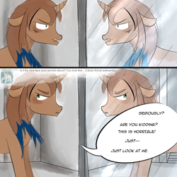 Size: 1000x1000 | Tagged: safe, artist:mabu, doctor whooves, pony, ask, askgamingwhooves, comic, doctor who, male, stallion, story, tumblr