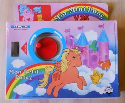 Size: 631x520 | Tagged: safe, applejack (g1), firefly, twinkles, pegasus, pony, g1, duck soup, french, irl, merchandise, photo, race swap, toy