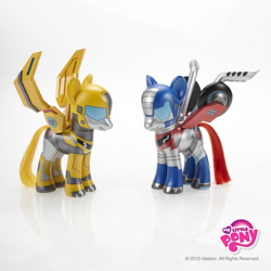 Size: 2000x2000 | Tagged: safe, bumblebee, official, optimus prime, ponified, transformers, transformers robots in disguise (2015)