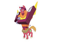 Size: 3840x2160 | Tagged: safe, artist:pikapetey, big macintosh, earth pony, pony, cel frame, male, stallion, transformers