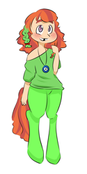 Size: 1300x2600 | Tagged: safe, artist:cups, derpibooru exclusive, oc, oc only, oc:green peace, satyr, offspring, parent:tree hugger