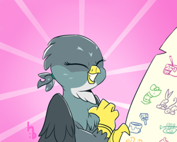 Size: 1500x1200 | Tagged: safe, artist:haden-2375, gabby, griffon, the fault in our cutie marks, solo