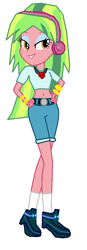 Size: 415x1198 | Tagged: safe, artist:eli-j-brony, lemon zest, equestria girls, belly button, clothes, midriff, short shirt, solo
