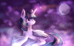 Size: 1920x1200 | Tagged: safe, artist:karmamoonshadow, twilight sparkle, twilight sparkle (alicorn), alicorn, pony, female, mare, solo