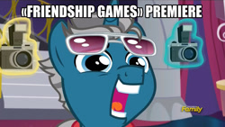 Size: 1280x720 | Tagged: safe, screencap, canterlot boutique, equestria girls, friendship games, camera, exploitable meme, faic, fashion plate, fashion reaction, hype, in-universe brony, magic, meme, teeth