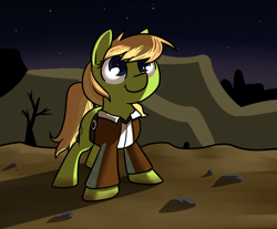 Size: 2672x2212 | Tagged: safe, artist:neuro, yuma spurs, earth pony, pony, appleoosa's most wanted, appleloosa resident, background pony, clothes, female, mare, solo