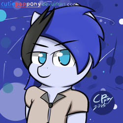 Size: 800x800 | Tagged: safe, artist:cutiepoppony, oc, oc only, oc:white sky, 2015, commission, solo