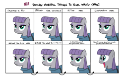 Size: 1615x1000 | Tagged: safe, maud pie, chart, doing loving things, maud pie may or may not be amused, maudabetes, meme, rock, solo, that pony sure does love rocks