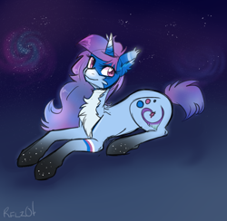 Size: 1024x999 | Tagged: safe, artist:rflzqt, oc, oc only, oc:galaxis, pony, unicorn, female, horn, mare, solo