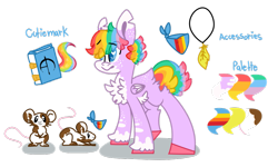 Size: 1023x614 | Tagged: safe, artist:narnicorn, oc, oc only, oc:astral, mouse, custom, freckles, genderfluid, pet, pet oc