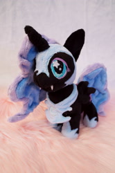 Size: 3264x4912 | Tagged: safe, artist:fafatacle, nightmare moon, absurd resolution, chibi, cute, filly, irl, moonabetes, nightmare woon, photo, plushie, solo